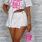 Cookie Skort (White)