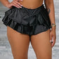 Sassy Leather Mini Skirt