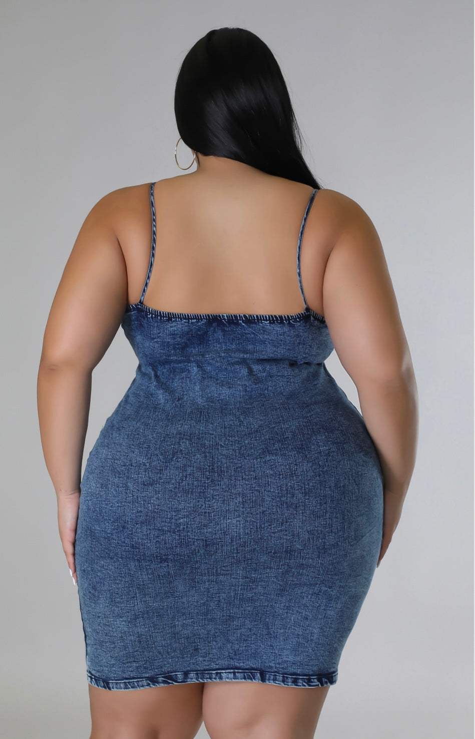 Anna Denim Dress (Plus Size only)