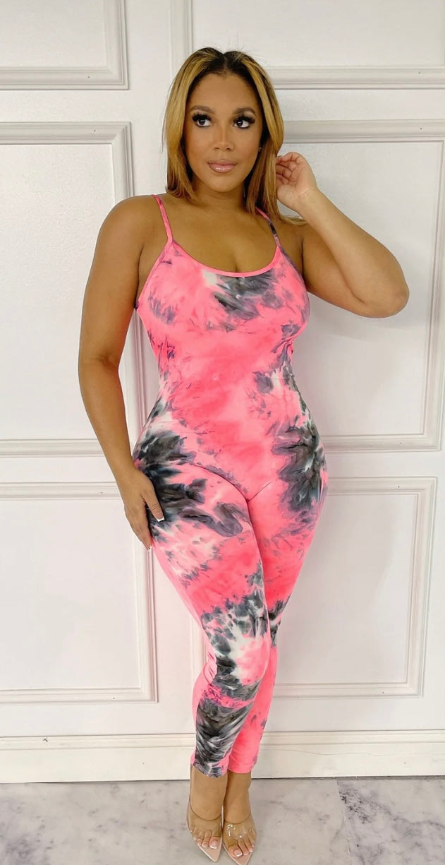 Neon Pink jumpsuit