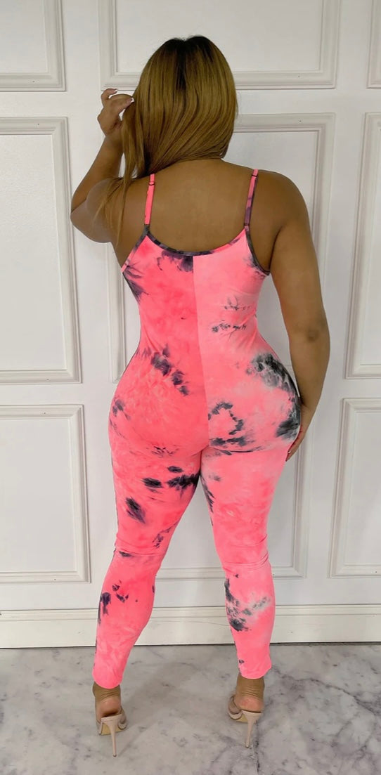 Neon Pink jumpsuit