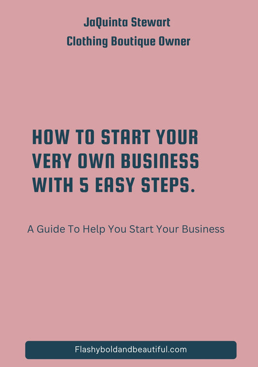 #1 How To Start Your Very Own Business (5 steps) Step by Step